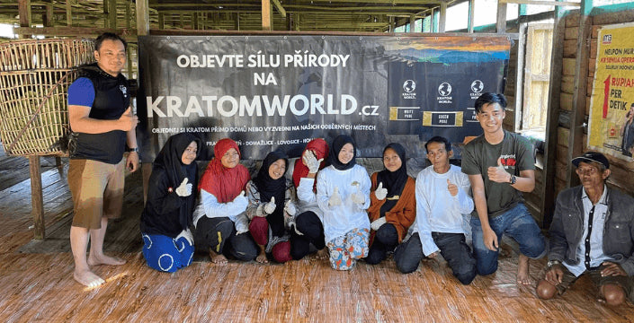 Kratom World Farm Besuch Green Maeng Da Indonesien
