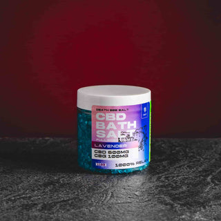 Sal de baño de CBD 500 mg - Lavender