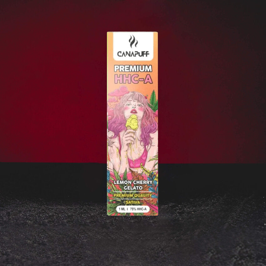 HHC-A Vape Lemon Cherry Gelato 1ml - Kratom World Europe HHC-A Vape Lemon Cherry Gelato 1ml - Kratom World Europe