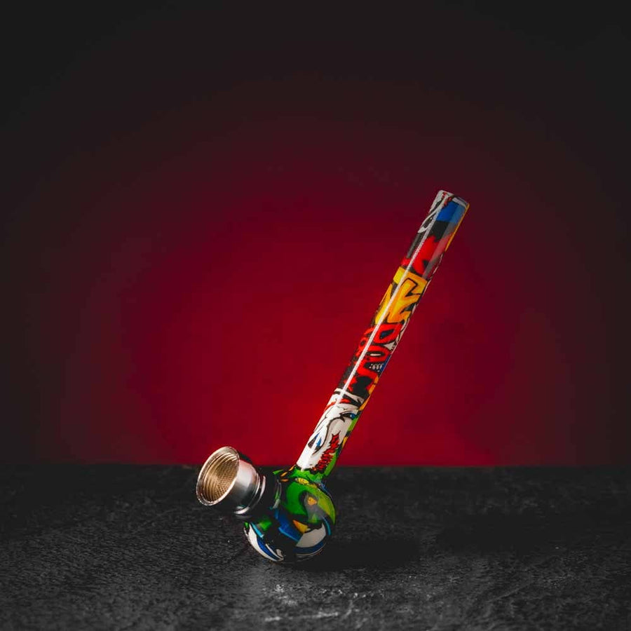 Glaspfeife Pfeife Hochwertige Kratom World CBD HHC Rauchen Marihuana