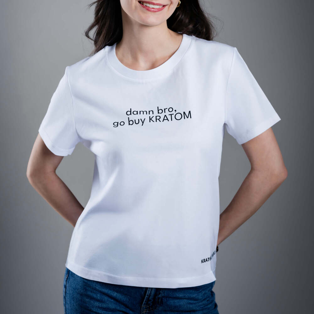 Damn Bro Kratom Dames T-shirt