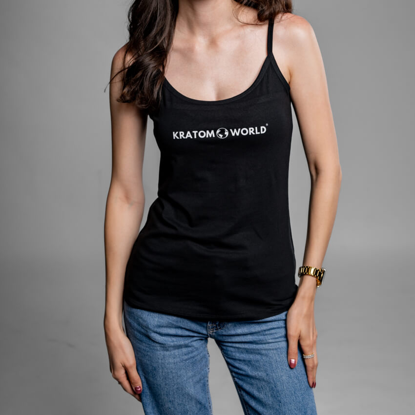 Kratom World Damen-Top – leichte und bequeme Damenbekleidung für Kratom-World-Fans women's tank top – lightweight and comfortable apparel for Kratom World fans Camiseta de tirantes para mujer Kratom World – ropa ligera y cómoda para las fans de Kratom World dames tanktop – lichte en comfortabele kleding voor Kratom World-fans-3