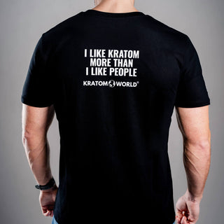 I like Kratom more Herren T-Shirt - Schwarz / S