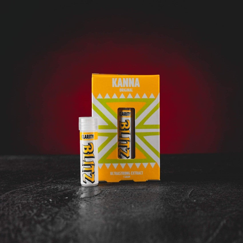 Kanna Blitz Clarity 1g – reiner Kanna-Extrakt mit hohem Mesembrin-Gehalt für geistige Klarheit.