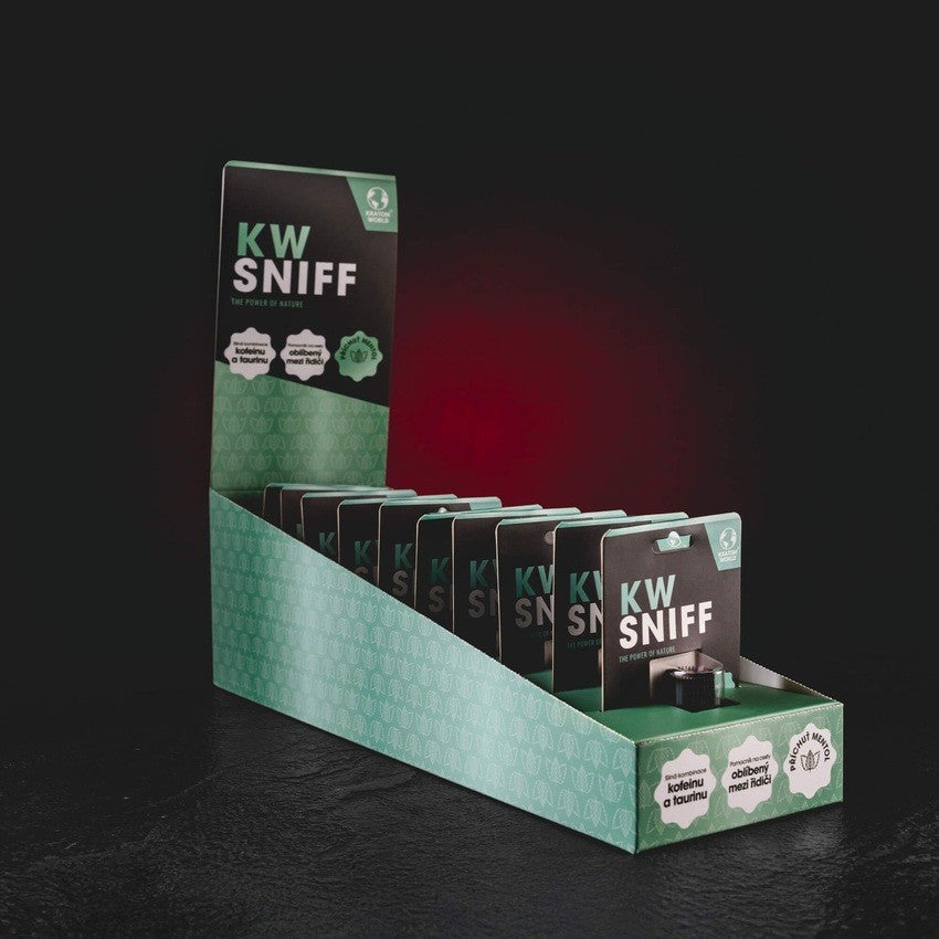 Kratom World Schnupfen, Koffein, Taurin, Menthol, Kratom World Sale kratom world sniff schnupf koffein taurin kratomworld verkauf KW Sniff – Energypulver in praktischer Glasflasche zur nasalen Anwendung. Enthält eine wirksame Kombination aus Koffein, Taurin und natürlichem Aroma für einen schnellen Energieschub – ganz ohne Kaffee oder Energydrink. Moderne Lösung bei Müdigkeit, ideal für unterwegs oder bei der Arbeit. Stilvolles Design, diskrete Anwendung, starke Wirkung – KW Sniff bringt Energie auf ein neu