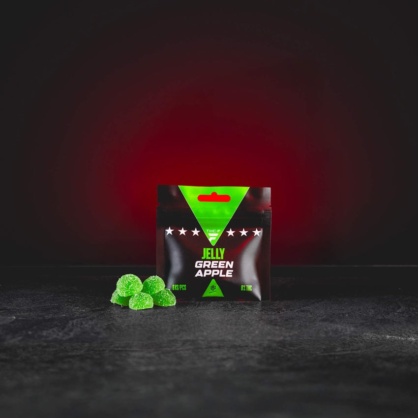 THF Jelly Green Apple – Leicht säuerliches Apfel-Gelee für mentale Frische und kreatives Wohlgefühl.