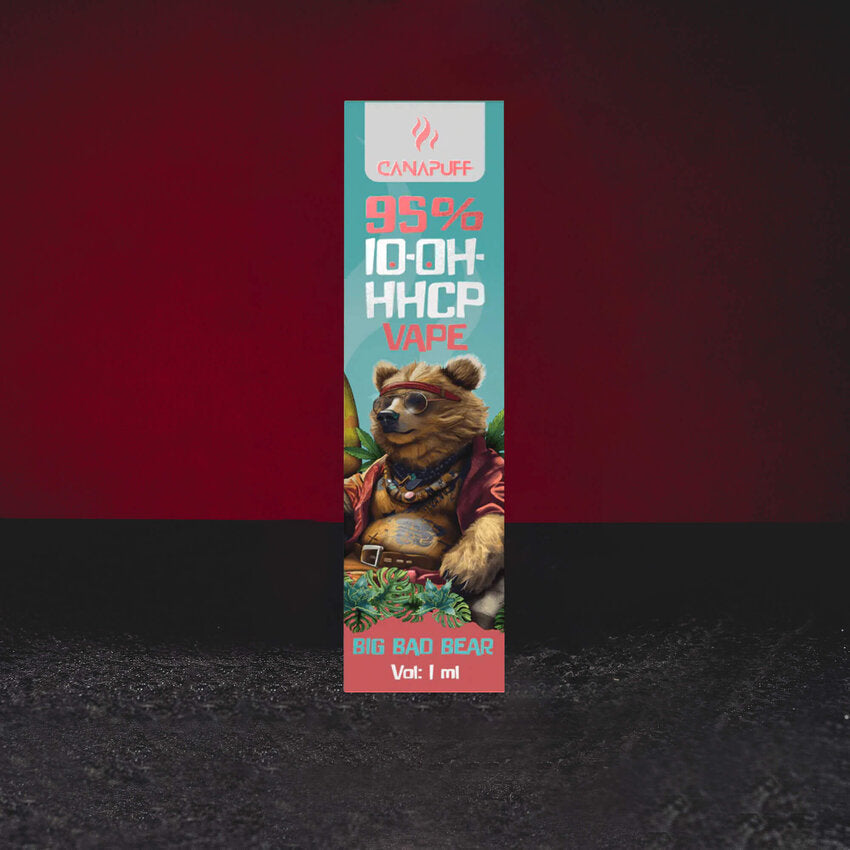Vape Pen 10-OH-HHCP Big Bad Bear 1ml - Kratom World Europe Vape Pen 10-OH-HHCP Big Bad Bear 1ml - Kratom World Europe