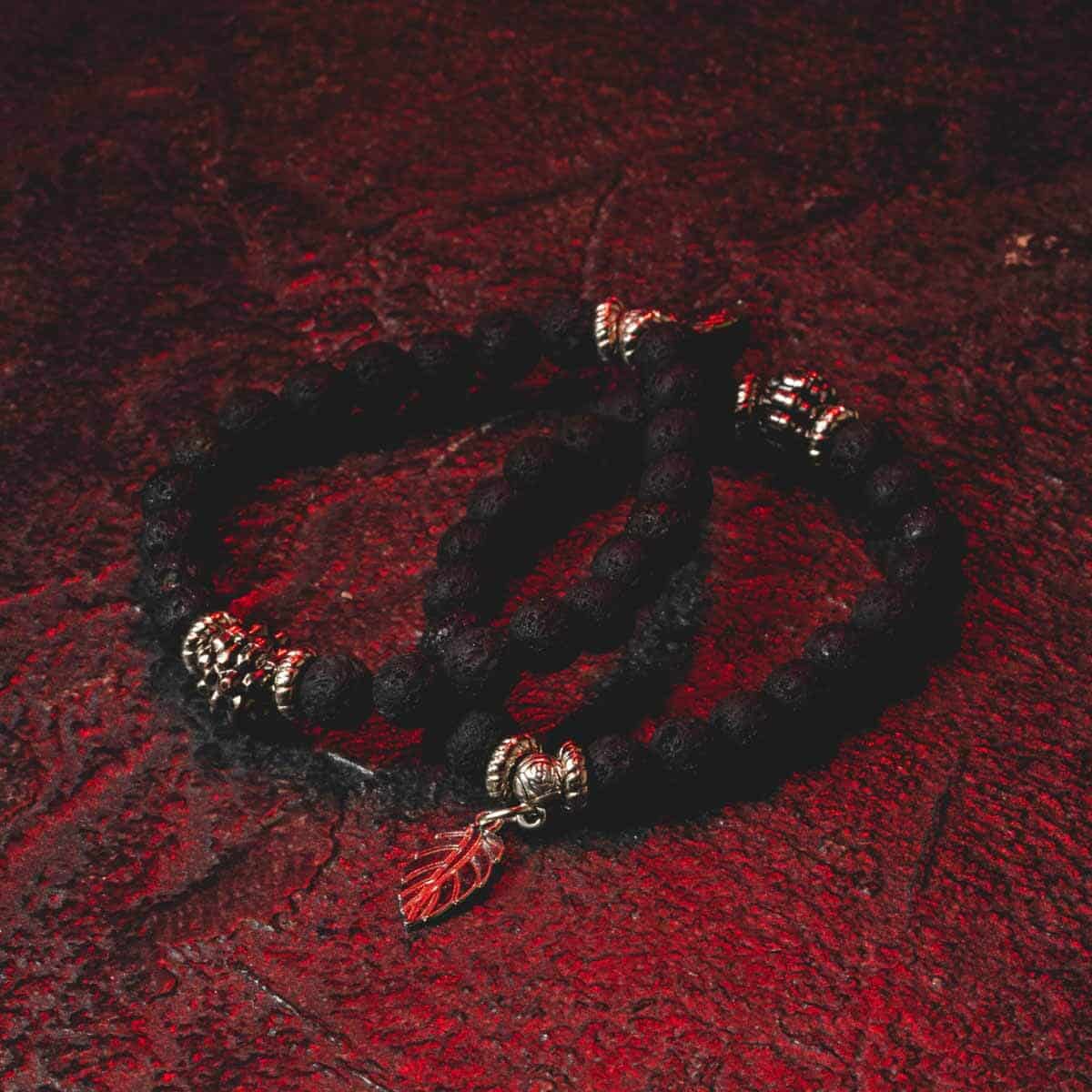 Kratom World Armband Bali Lavasteine ​​Kratomblatt und Kratomsamen Kratom Sale Prag Damen- und Herrenarmband Für Paare Herren- und Damenarmbänder Kratom Red Light